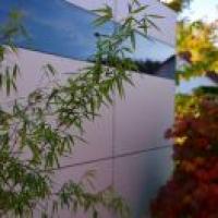 Modernes Gartenhaus mit HPL Verkleidung