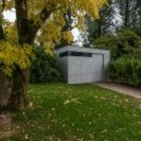 Gartenhaus in Sichtbeton Optik