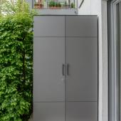 Gartenschrank / Hochschrank in Urban Grey Metallic - 81547 München Kostenanfrage