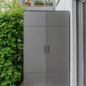 Gartenschrank / Hochschrank in Urban Grey Metallic - 81547 München Kostenanfrage