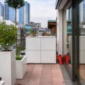Terrassenschränke @win nach Maß auf einer Dachterrasse im Zentrum  Frankfurt am Main Kostenanfrage