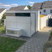 Design Gartenhaus @gart zwei L & Holzlager / Sitzbaord in 55130 Mainz Kostenanfrage
