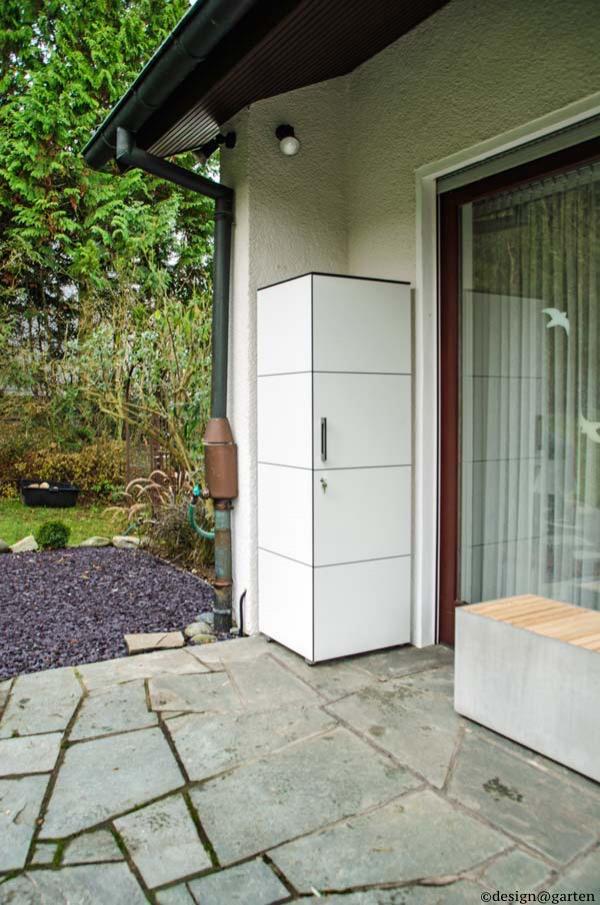 Outdoor Hochschrank auf Terrasse | design@garten