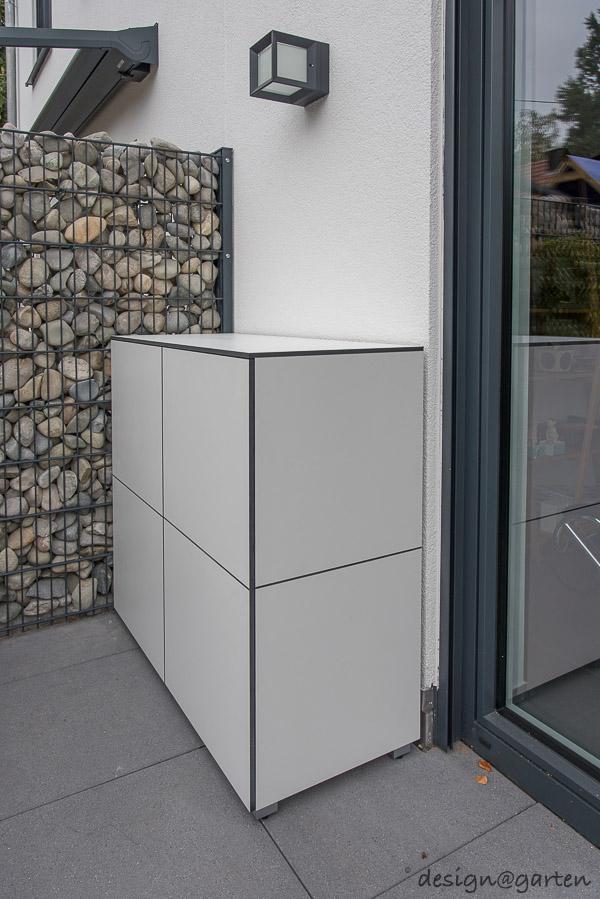 Outdoor Sideboard win nach Maß in weiß designgarten