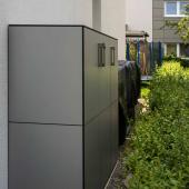 Terrassenschrank HPL Grau