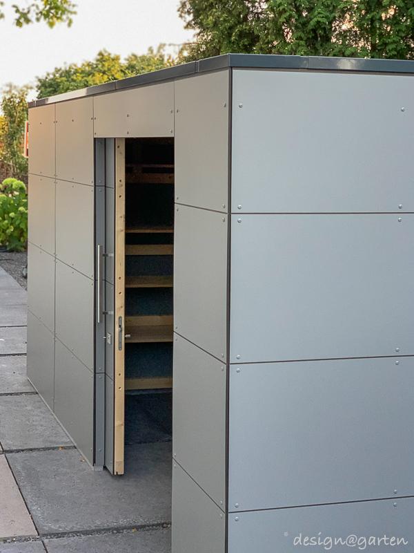 Design Gartenhaus gart zwei XL nach Maß mit Holzlager in 59427 Unna