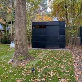 Design Gartenhaus @gart zwei XXL, 300 cm x 300 cm, Farbe Black in 14532 Kleinmachnow Kostenanfrage