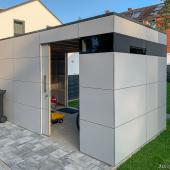 Design Gartenhaus @gart drei XXL nach Maß mit 2 Schiebetüren in 63322 Rödermark Kostenanfrage