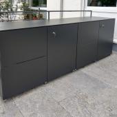 Langes Outdoor Sideboard @win XL 120 für die Terrasse in anthrazit Kostenanfrage