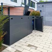 Mülltonnenbox @boxx 4er 240 L in der Farbe Anthrazit Kostenanfrage