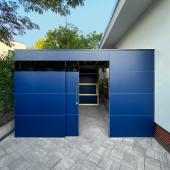 Gartenhaus @gart 3 XXL in der Farbe Blau Kostenanfrage