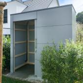 Gartenhaus @gart 1 in der Farbe Hellgrau Kostenanfrage