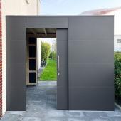 Modernes Gartenhaus mit Durchgang (2 Türen) Kostenanfrage