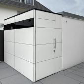 Schmales Gartenhaus als Anbau an Garage Kostenanfrage