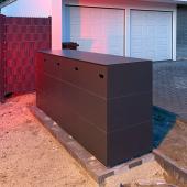 Moderne 4er Müllbox für 120L oder 240L Mülltonnen Kostenanfrage