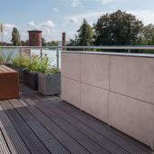 Terrassenschränke in Sichtbeton auf einer Dachterrasse in Magdeburg Kostenanfrage