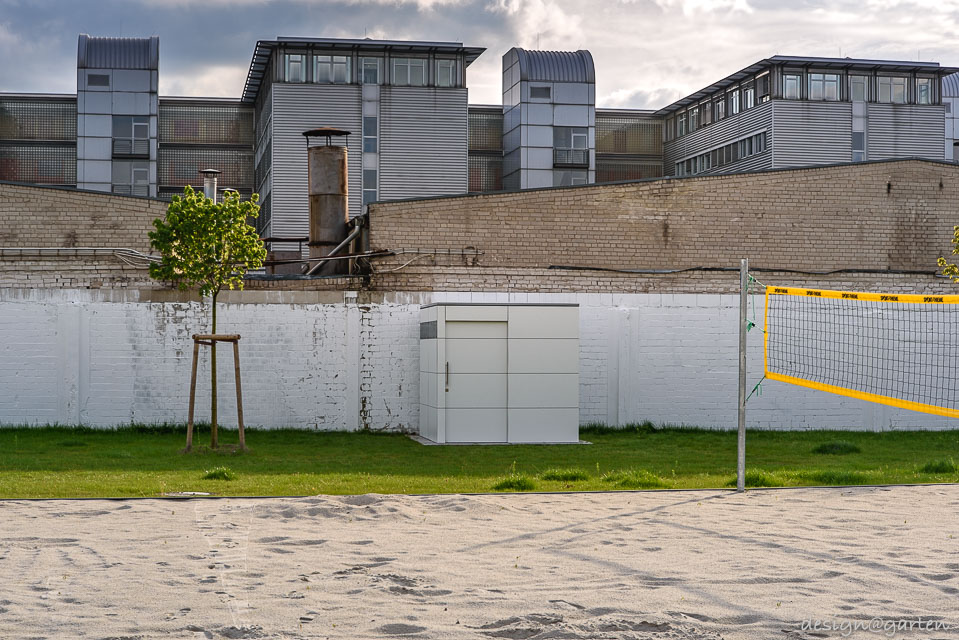 Design Gartenhaus @gart zwei, Firmenzentrale Elektro Bergemann in 13509 Berlin 9