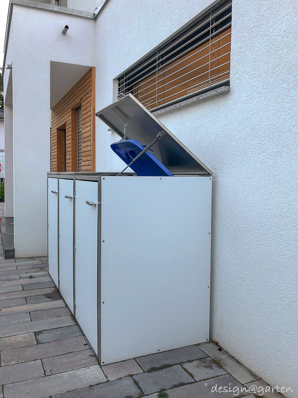Mülltonnenbox mit Klappdach