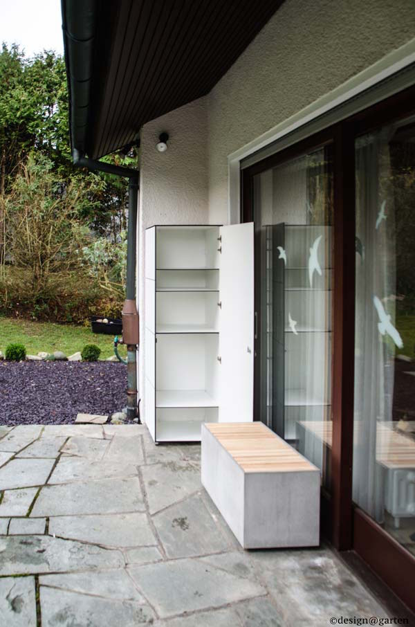 Outdoor Hochschrank auf Terrasse 4