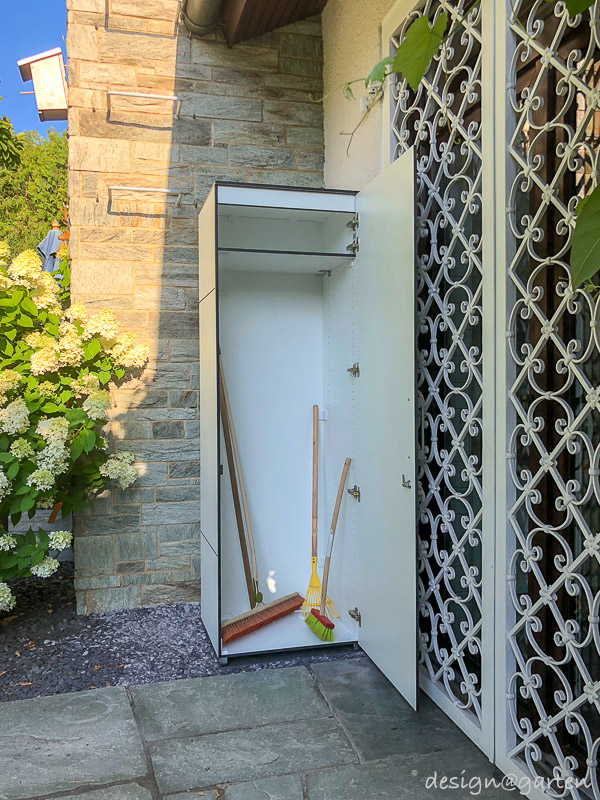 Outdoor Hochschrank auf Terrasse 2
