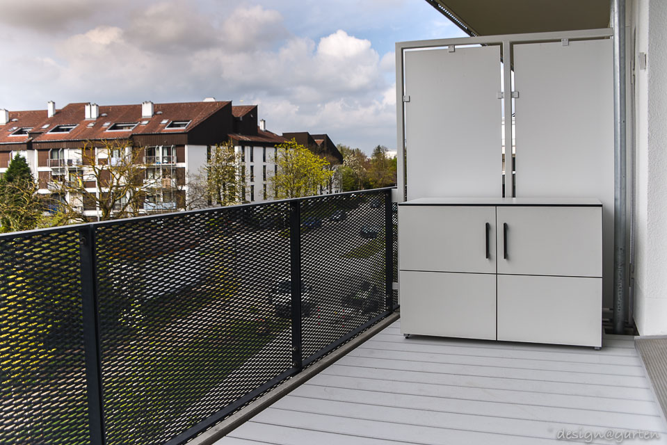 Balkonschrank-weiß