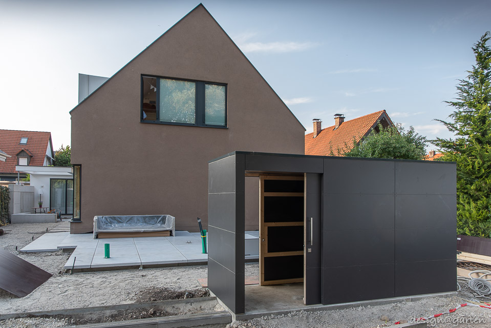 Design Gartenhaus gart two XL & Gartenhaus @gart eins XL im Vorgarten & Holzlager @wood in 85232 Bergkirchen 1