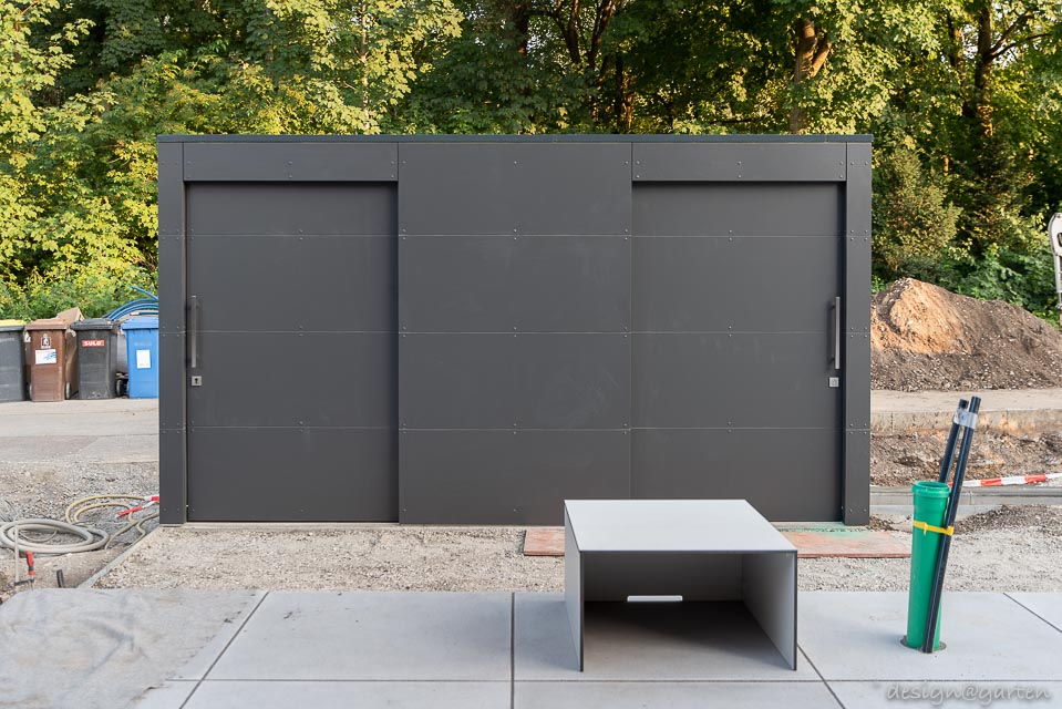 Design Gartenhaus gart two XL & Gartenhaus @gart eins XL im Vorgarten & Holzlager @wood in 85232 Bergkirchen 8