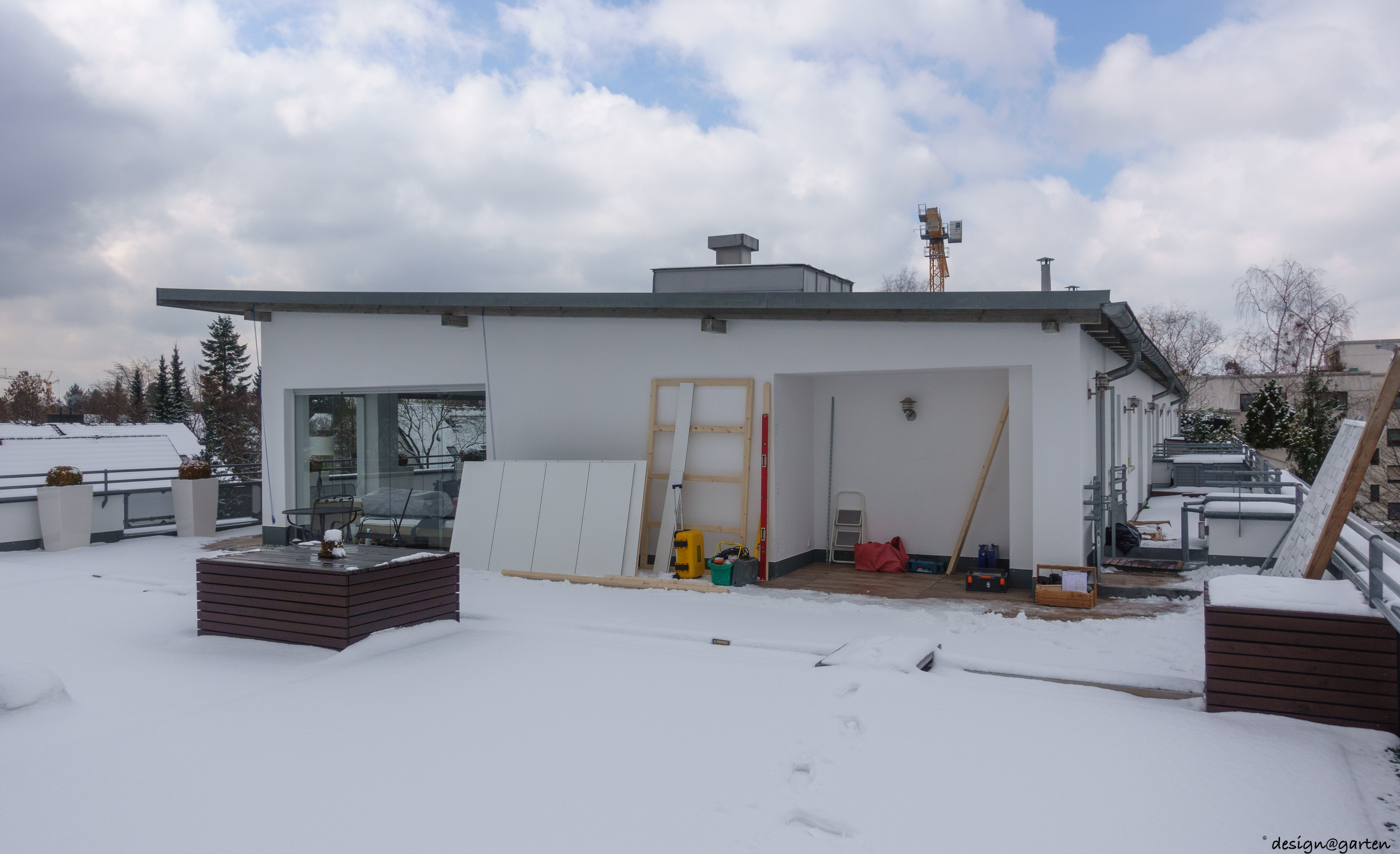 Gartenhaus @gart nach Maß für eine Wandnische auf einer Dachterrasse in 81476 München 3