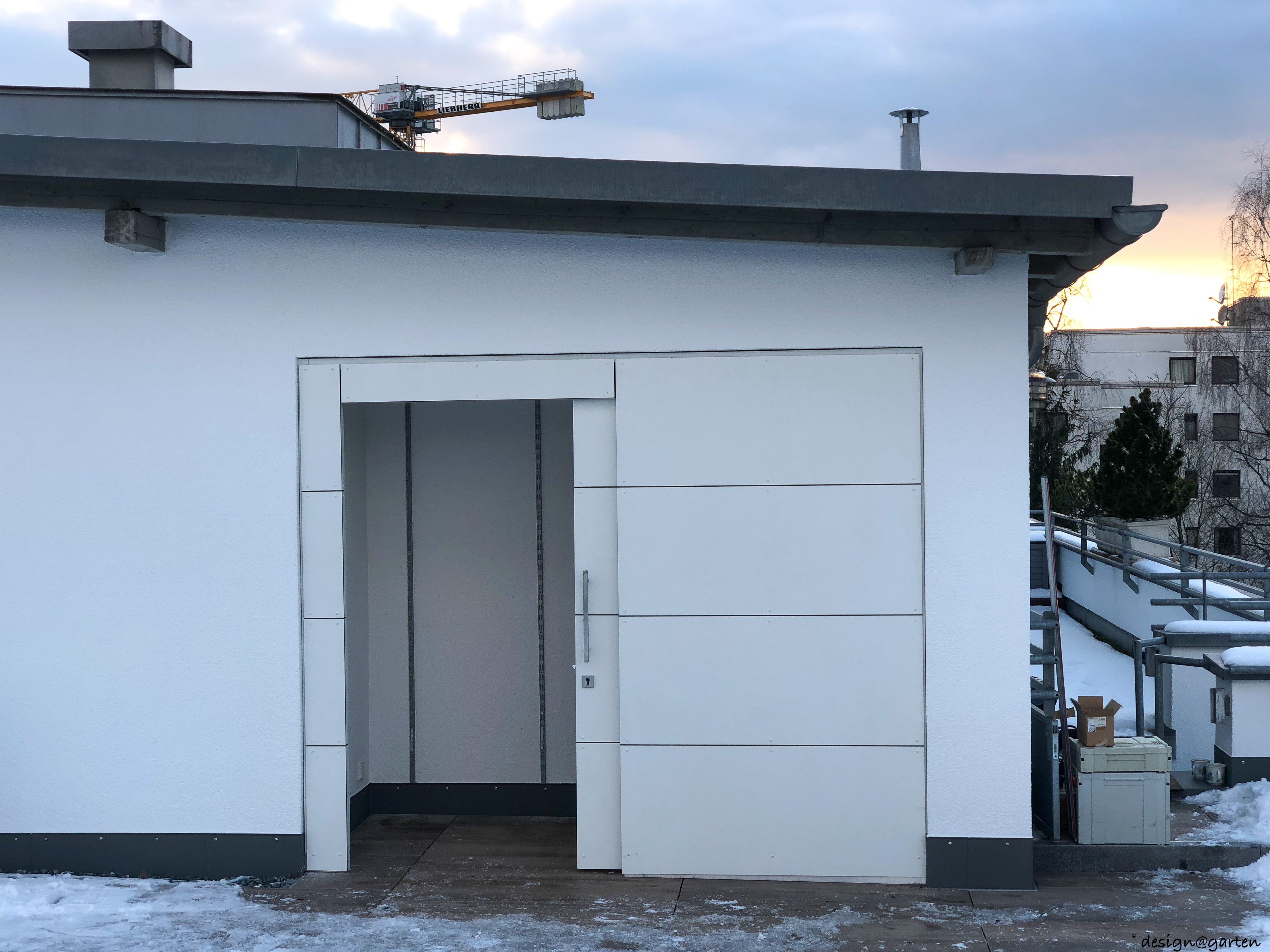 Gartenhaus @gart nach Maß für eine Wandnische auf einer Dachterrasse in 81476 München 2