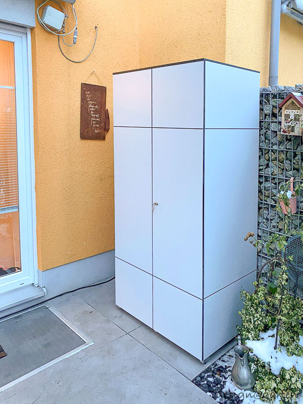 2 Balkonschränke - Hochschrank @win H XL 90 in der Farbe Silvergrey in 86153 Augsburg 3