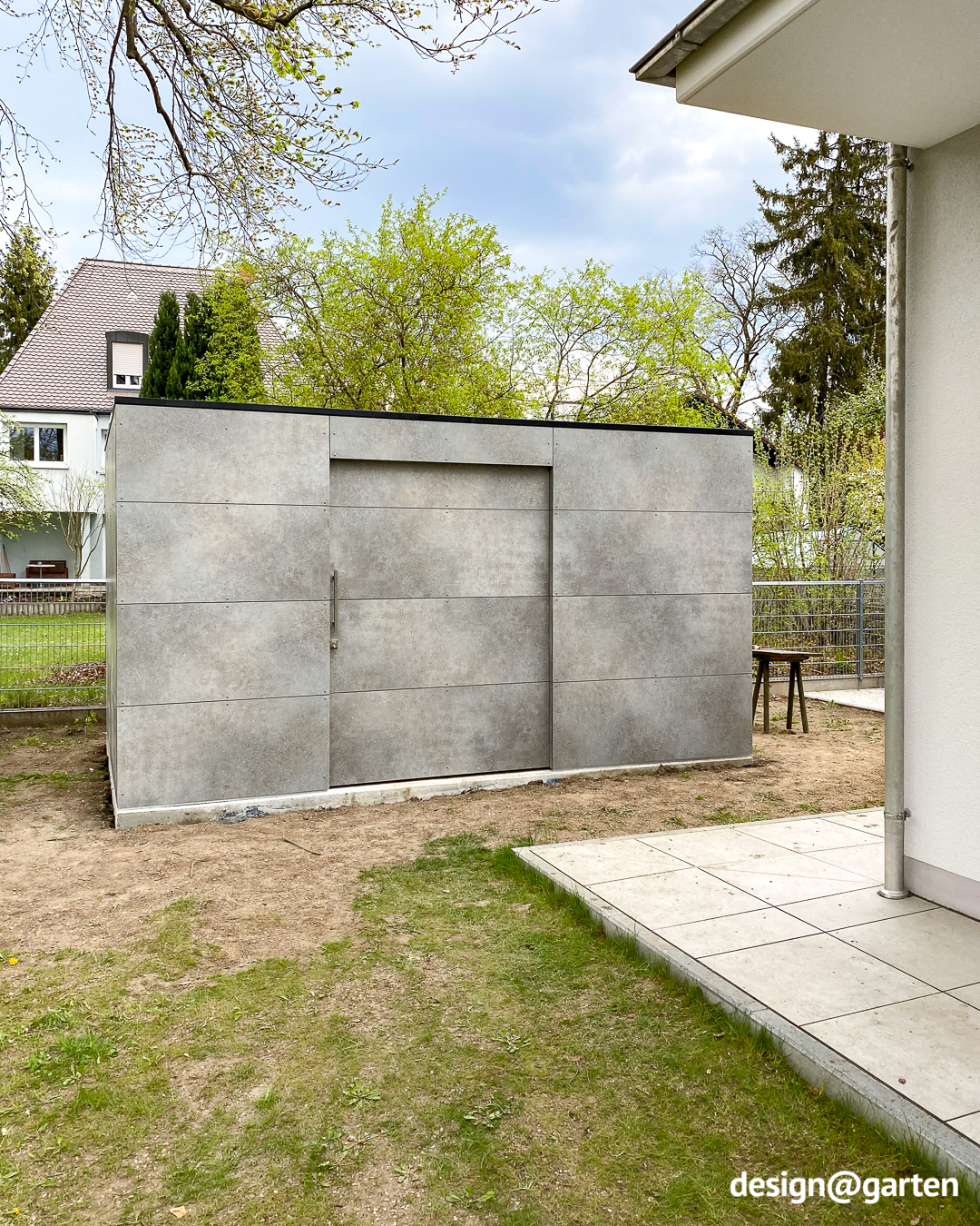Gartenhaus @gart 3 XXL in der Farbe Empire Slate 1