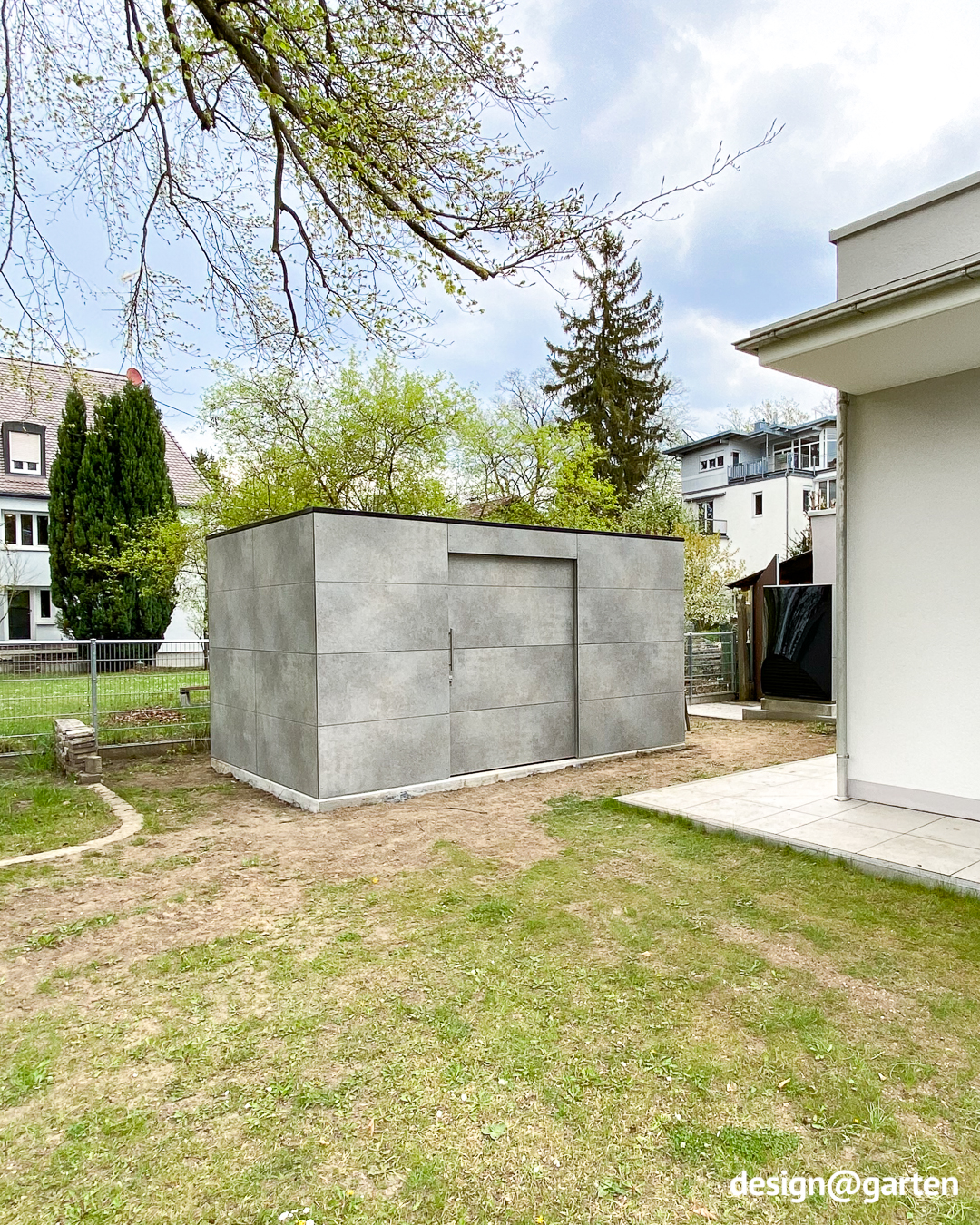 Gartenhaus @gart 3 XXL in der Farbe Empire Slate 2