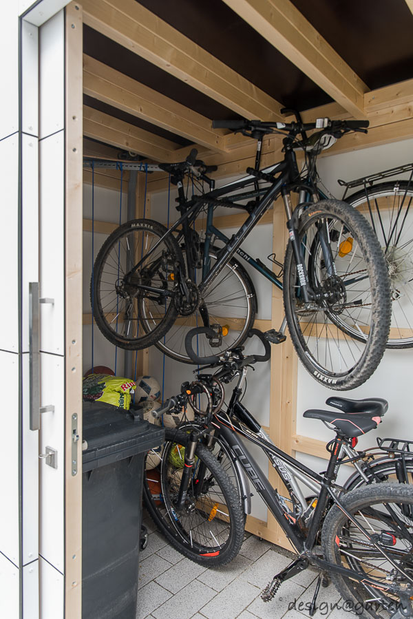 Space saver: the versatile HPL garden shed