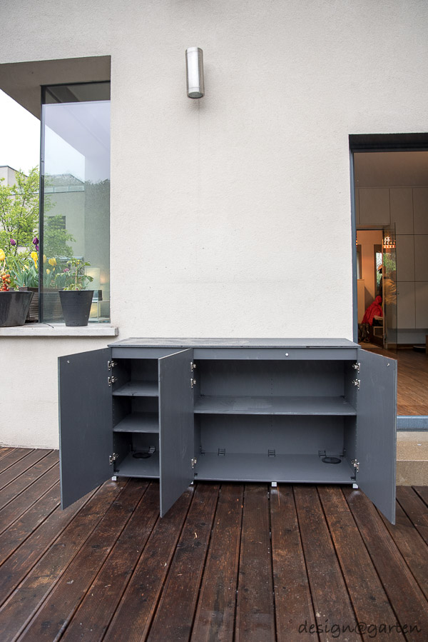 Storage space for garden furniture in Vienna: functionality on the terrace
