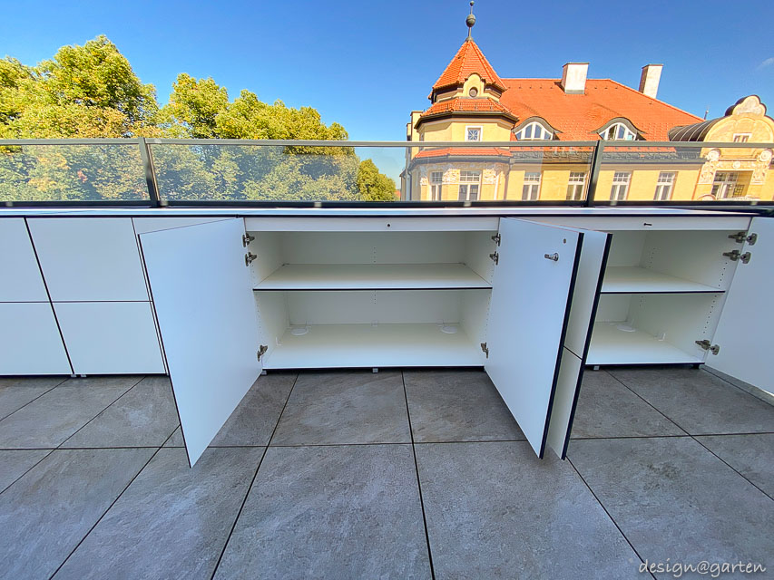 Maximum storage space elegance: 6.40 metres of functional aesthetics on the roof terrace 4