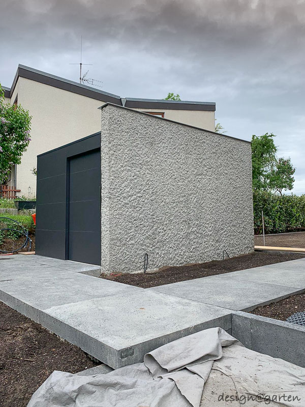 Customised extension solution: Functional equipment shed with direct wall connection 5