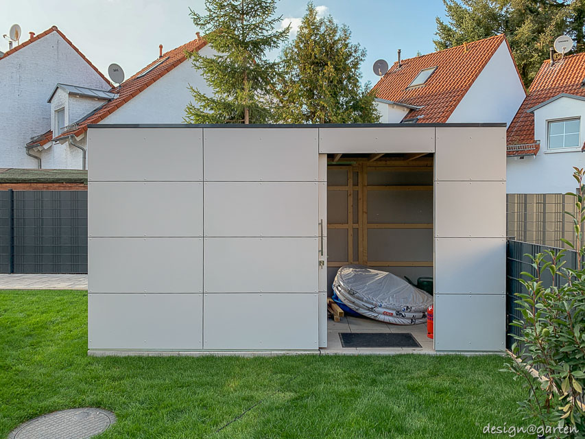 Custom-designed garden shed with 2 sliding doors in 63322 Rödermark 7