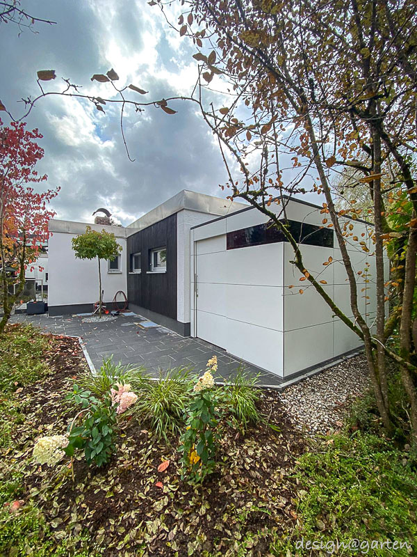 From niche to usable storage space – garden shed in Ottobrunn 1