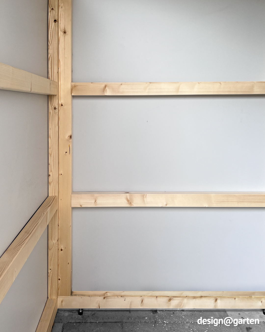 Small garden shed with extra depth and internal drainage 5