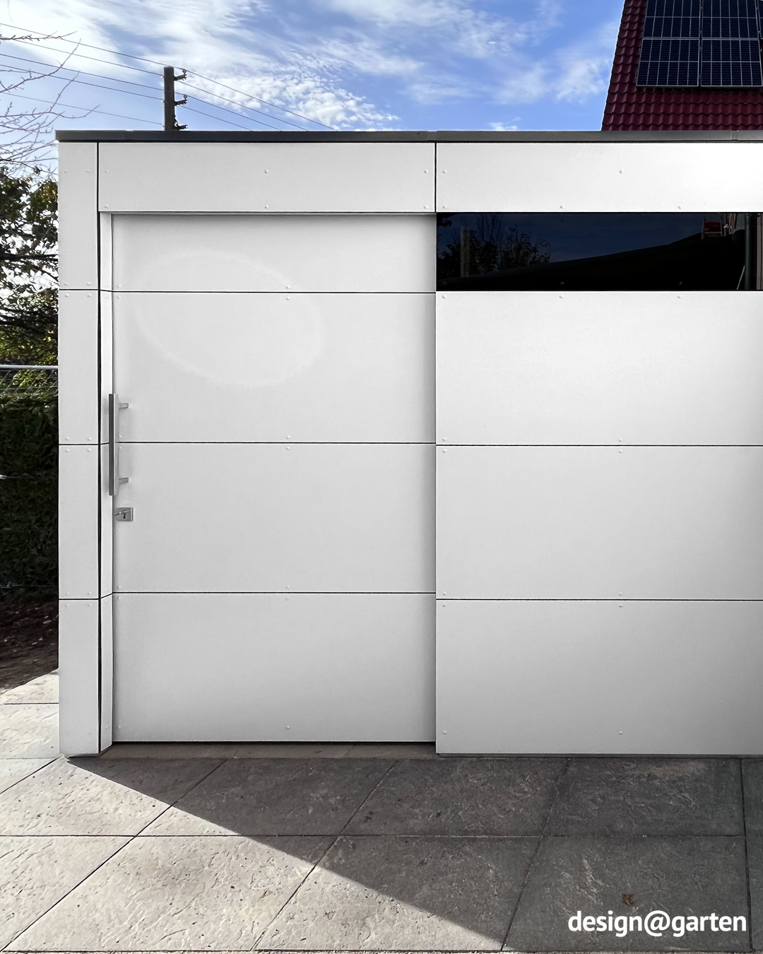 Small garden shed with extra depth and internal drainage 2