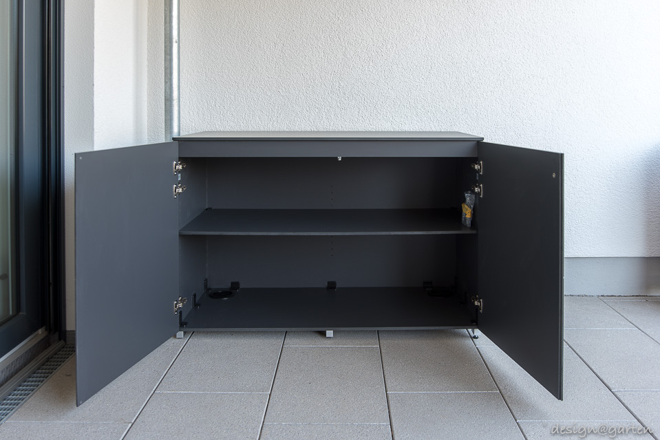 Orden con estilo: aparador HPL para la terraza