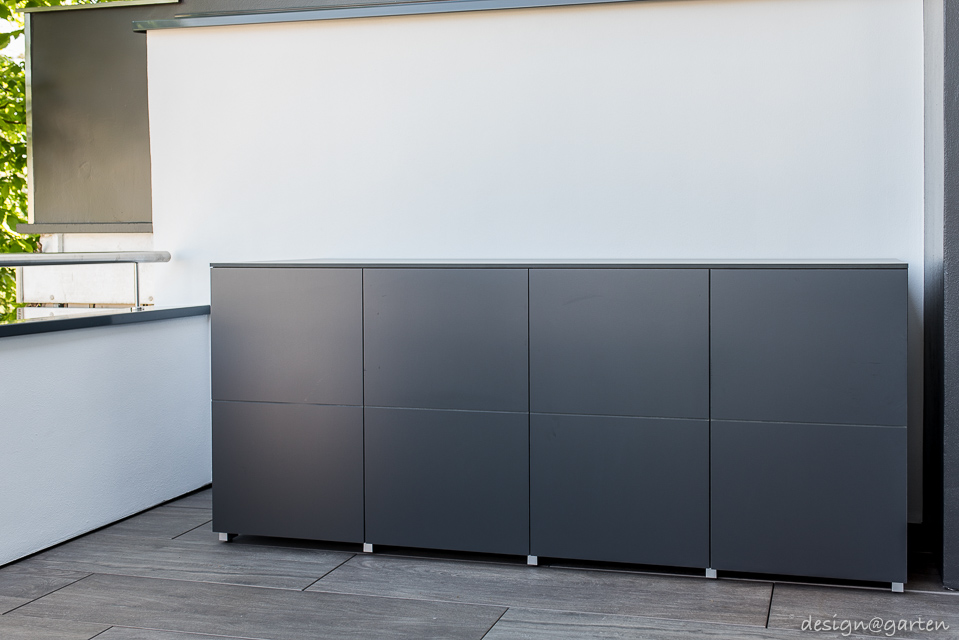 El placer de la barbacoa de lujo: armario de balcón para barbacoa de mesa