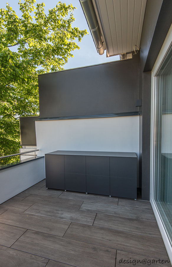 El placer de la barbacoa de lujo: armario de balcón para barbacoa de mesa