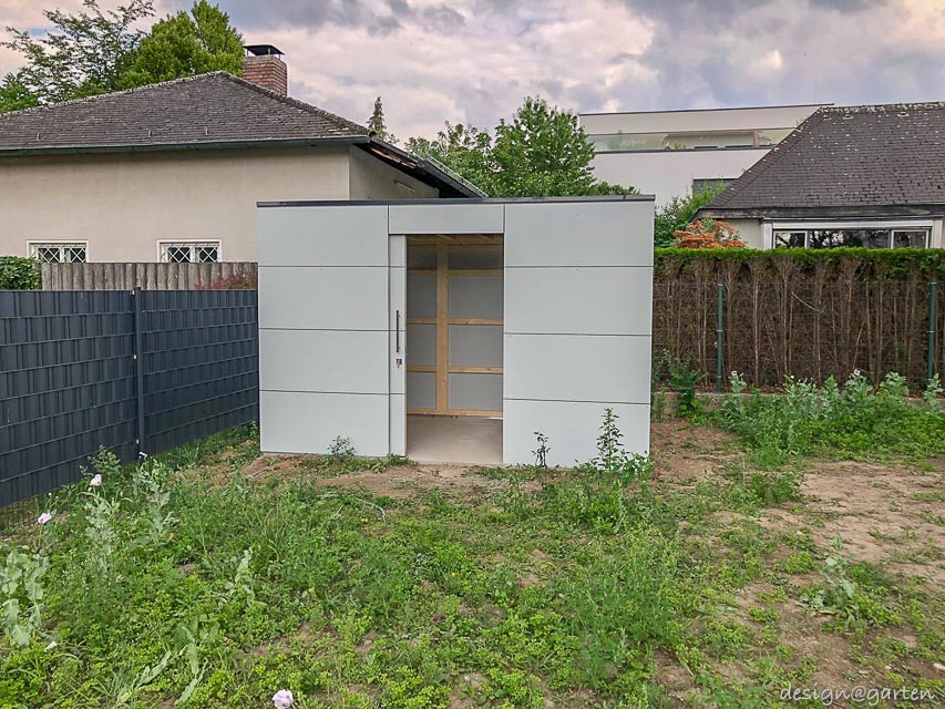 Caseta de jardín de diseño a medida con planificación 3D precisa en Wels 1