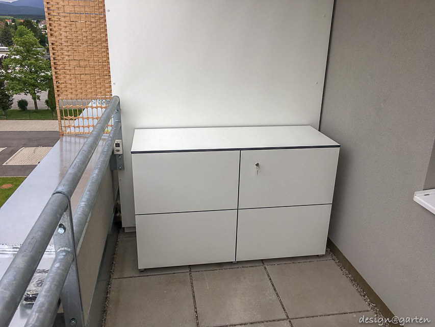 Optimización del espacio gracias a un armario para balcón hecho a medida en Neunkirchen 1