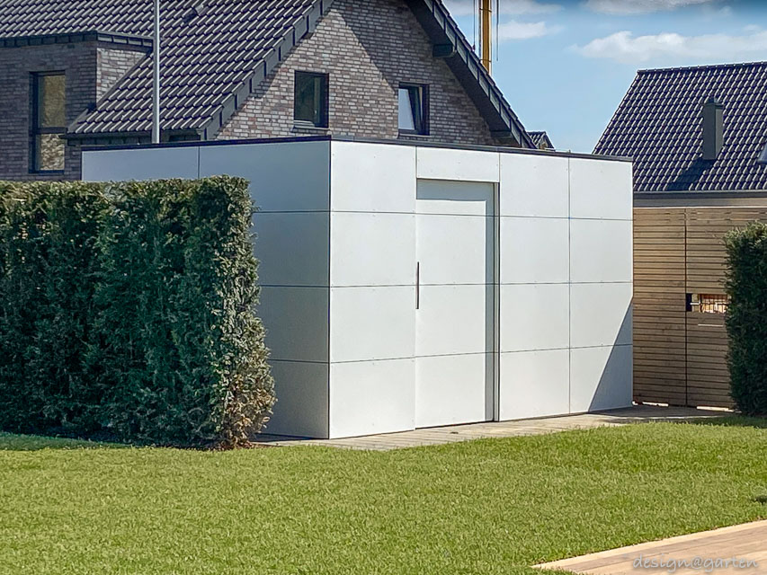 Casa de piscina de diseño en blanco en Erkelenz 1