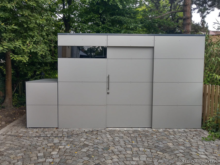 Contenedor para cubos de basura de HPL: orden y estética para cubos de 240 litros 5