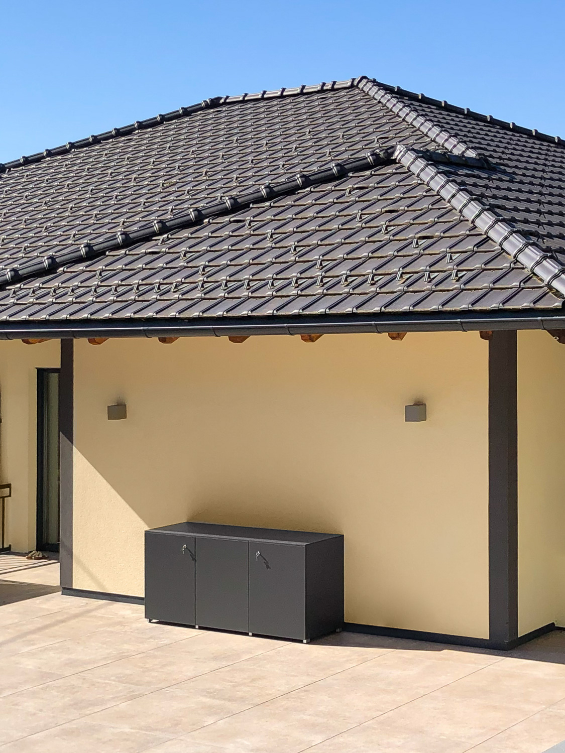 Outdoor Terrassenschrank anthrazit