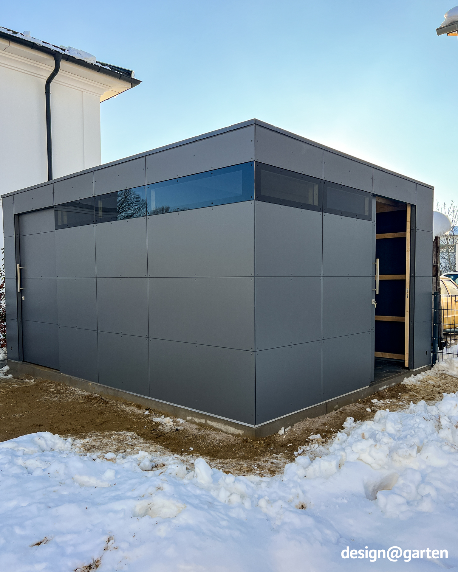 Caseta de jardín con gran capacidad de carga en el techo cerca de Landshut 4