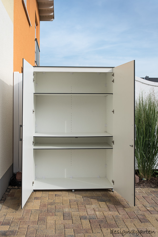 Un miracle de compacité : armoire à outils résistante aux intempéries pour la terrasse